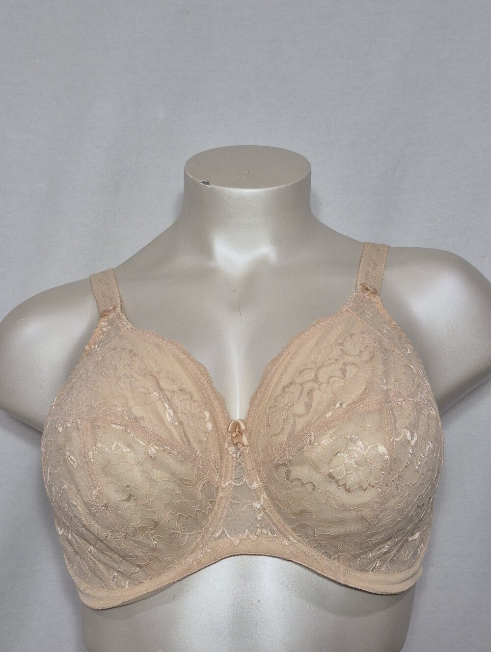 40I US (40G UK) Goddess GD6080NUE 6080 Rose Banded Underwire Bra Beige